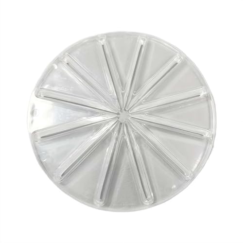 Kitchen Aid Mixer-Cremeschaber mit Spritzschutzblech, kompatibel mit 4,5 l und 5 qt Kippkopf-Mixern, ABS + TPR-Material (transparent)