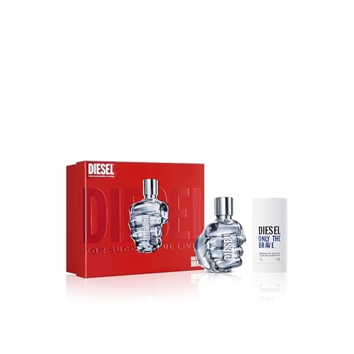 Diesel Only The Brave Eau de Toilette Set für Herren, EdT 35 ml & Deo Stick, frischer und würziger Herrenduft, orientalisch-holziges Parfum Set