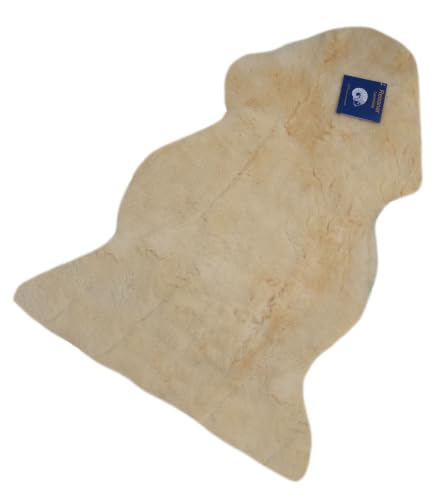 Reissner Lammfelle BABY-MEDLAM-75 Naturform, echtes Merino Lammfell, cremefarben
