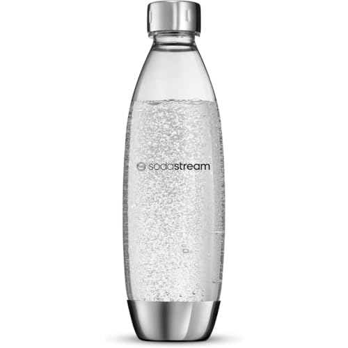 sodastream 1L Kunststoffflasche Fuse mit Edelstahl-Elementen, 1er-Pack