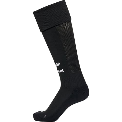 Hummel Unisex Kinder Hmlessential Football Sock, BLACK/WHITE, 31-34 EU