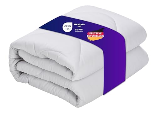 Traumnacht SleepGuard Silverplus Steppdecke, hygienisch und antibakteriell, 135 x 200 cm, Öko-Tex Zertifiziert, produziert nach deutschem Qualitätsstandard