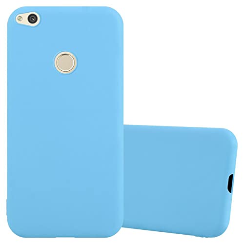 Cadorabo Hülle kompatibel mit Huawei P8 LITE 2017 P9 LITE 2017 Schutzhülle TPU Silikon Case Candy Design Slim Kratzfest Gummi mit Rundumschutz Case Hülle für Huawei P8 LITE 2017 P9 LITE 2017 in Blau