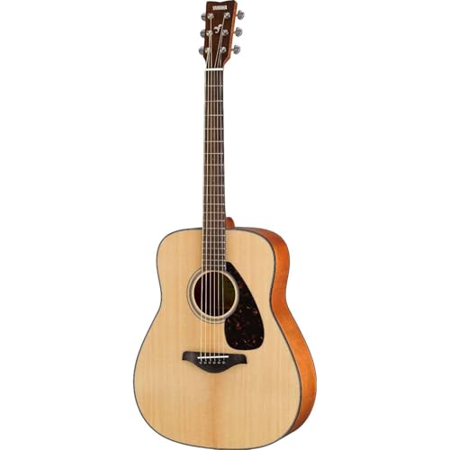 Yamaha FG800 Westerngitarre natur - Akustische Westerngitarre mit authentischem Klang - Anfängergitarre für Erwachsene & Jugendliche - 4/4 Gitarre aus Holz