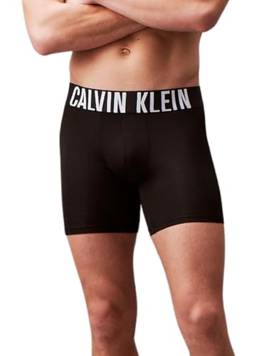 Calvin Klein Herren 3er Pack Boxer Briefs Unterwäsche, Schwarz (Black/Black/Black), XL