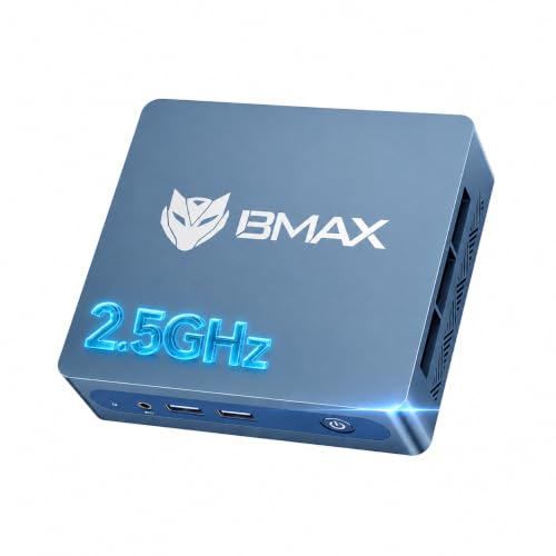 BMAX Büro Mini PC Intel Celeron J3355 mit Win11 Home, 6GB RAM 128GB SSD