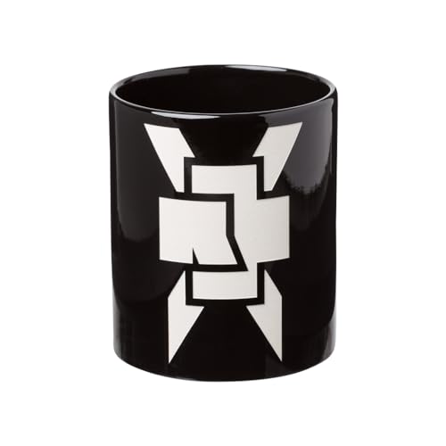 Rammstein Tasse ”Weißes Kreuz” schwarz, Offizielles Band Merchandise