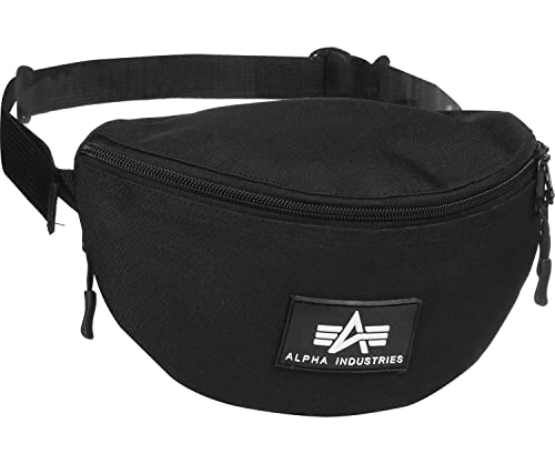 Alpha Industries Rubber Print Waistbag Unisex Black