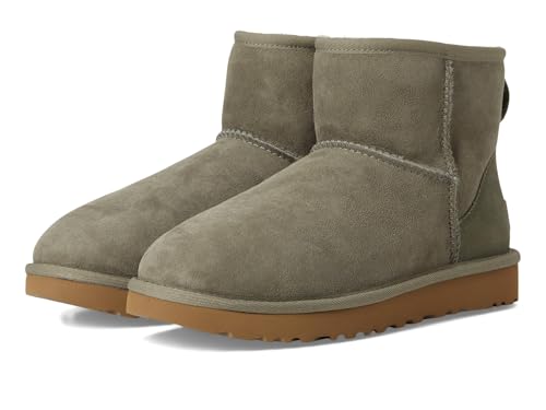 UGG Damen Classic Mini Ii Mode-Stiefel, Moosgrün ​, 39 EU