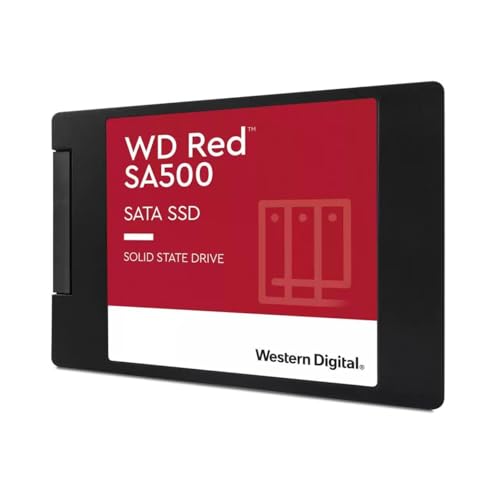 WD Red interne Festplatte 2 TB (2,5 Zoll, NAS Festplatte, NASware-Technologie, für NAS-Systeme im Dauerbetrieb) rot