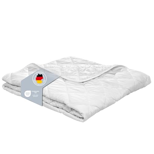 XDREAM Pure ultraleichte Sommerdecke 100x135 cm | sehr dünne und ultraleichte Bettdecke | waschbar 60 Grad | Allergiker geeignet | 100% Mikrofaser | Öko-TEX® | 100 x 135 cm