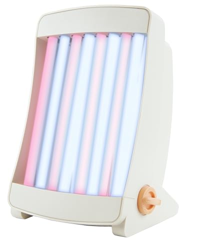 GB 908 C Gesichtssolarium mit Memory Funktion, 130W Leistung, UV-Lampen, Kompaktes Design, Verstellbare Höhe