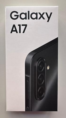Samsung Galaxy A17 4G 256GB 8GB RAM 5.000mAh Akku AI Handy Android 15 Smartphone ohne Simlock ohne Branding (Schwarz)