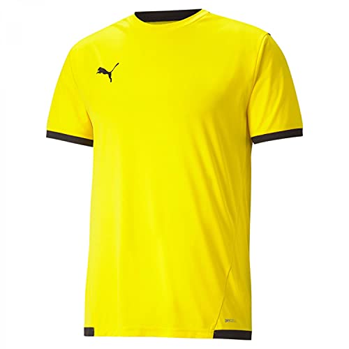 PUMA Unisex Kinder Teamliga Jersey Jr Shirt, Cyber Yellow-puma Black, 152 EU
