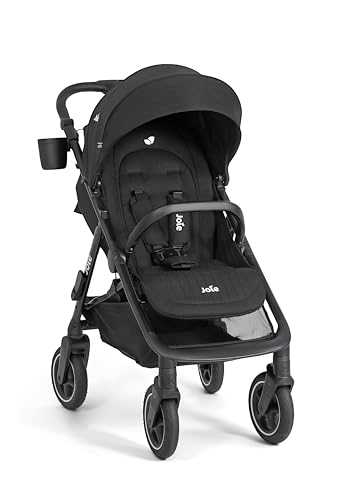Joie mydrift™ City-Sportwagen – Leichter Buggy mit 360°-Drift-Funktion, Schnellfaltmechanismus, kompakt & wendig, Raven