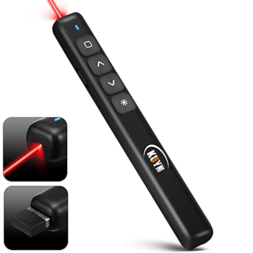 KUIYN Wireless Presenter, Pointer für Präsentationen, Lehrer Zubehör, Powerpoint Fernbedienung, Pointer Control (B3)