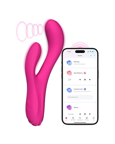 LOVENSE Osci 3 Rabbit Sex Toy Vibrator mit APP-Steuerung, g-punkt-Vibrator & Oszillation Massager mit Doppelmotor für Klitoris-Stimulator, SexSpielzeug für Frauen mit Drahtlose Remote Control Vibrator