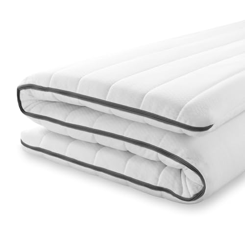 Mister Sandman 80x190 Matratzenauflage, Matratzen Kaltschaum Topper für Liegekomfort und Matratzenschutz, geeignet für alle Matratzen und Boxspringbetten, weich, Höhe ca. 5cm
