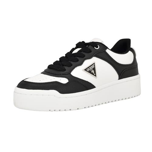 GUESS Damen Miram Sneaker, Schwarz/Weiß 003, 39 EU