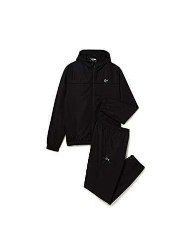Lacoste Herren Trainingsanzug WH2661, Männer Sportanzug,Fitness,Sport und Freizeit,Regular Fit,Schwarz,5