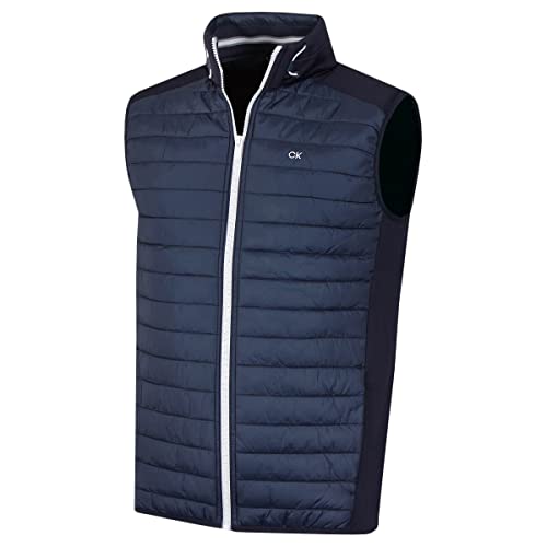 Calvin Klein Herren Hybrid Gilet - Navy - L.