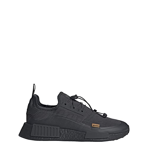 adidas Originals Men's NMD_R1 Glow in The Dark Reflective Neon EF4261 Sneakers (Metal Grey/Yellow/Core Black, Numeric_12)