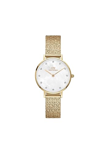 Daniel Wellington Petite Uhr 28mm Double Plated Stainless Steel (316L) and Crystals Gold