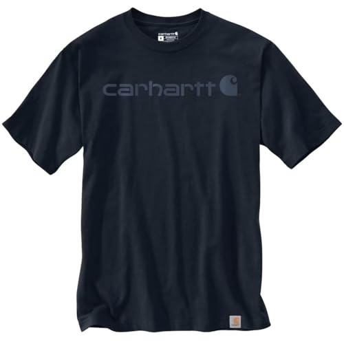 Carhartt Relaxed Fit Heavyweight Short-Sleeve Logo Graphic T-Shirt