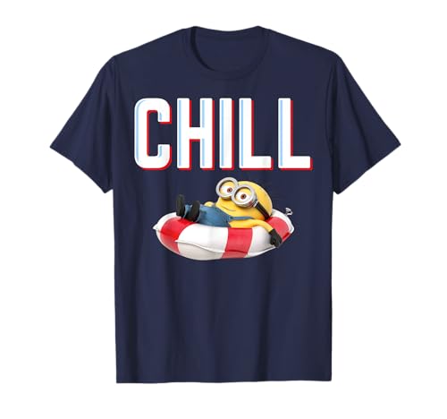 Despicable Me Red White and Blue Chill Minion In Floatie T-Shirt