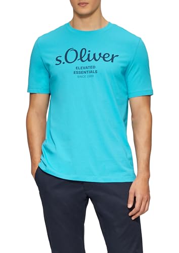 s.Oliver Baumwoll-T-Shirt mit Logo-Print