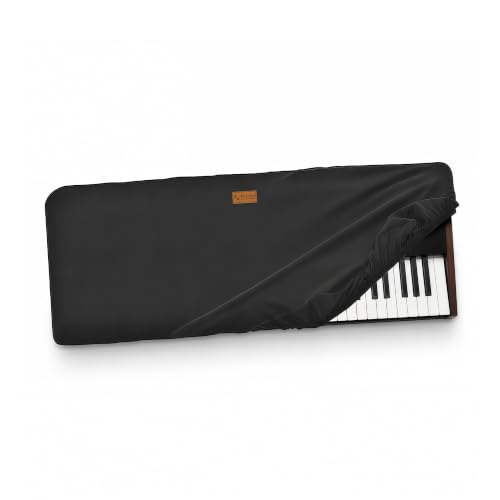 Musiin Staubschutz für Klaviertastatur mit 61 Tasten, kompatibel mit KORG Pa5X 61 Tasten, Pa300, Pa600, Pa700, Pa1000 Deluxe Chinlon, staub- und kratzfest, seidige Haptik und maßgeschneidertes Design
