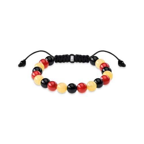 THOMAS SABO Armband Deutschland 925 Sterlingsilber, Geschwärzt, Nylon