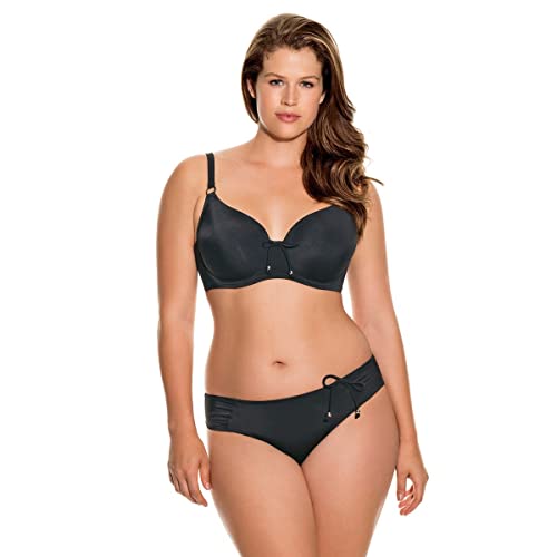 DORINA Damen Bügel Bikinioberteil, Fiji Curves Bikini Top , Gr. 85D (Herstellergröße: 38D), schwarz