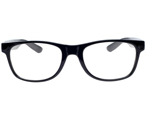 4sold Nerd Brille Ohne Stärke in Schwarz