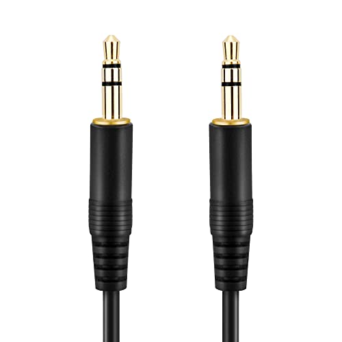 conecto Audio Kabel, 3,5mm Klinke auf 3,5mm Klinke, schwarz, 0,60m