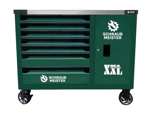 Stahl-Faust Profi Werkzeugwagen XXL Werkstattwagen mit viel Werkzeug