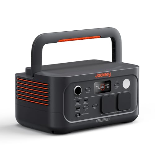 Jackery Explorer 500 V2 Tragbare Powerstation, 512Wh Solargenerator 230V/500W (Spitze 1000W) mit Schnellladung, LiFePO4 Akku 6000 Zyklen, Solargenerator für Camping, Wohnmobil, Notfälle, Reisen