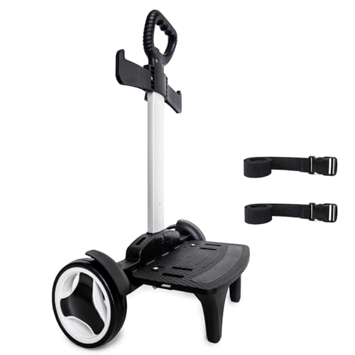 Dos Rollwagen mit leisen Aluminiumlegierungsrädern, faltbarer Gepäckgurt für Rucksäcke und Wagen