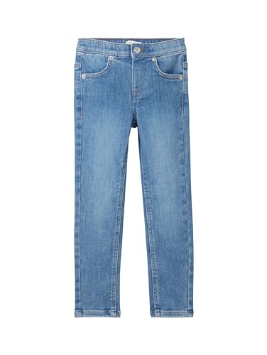 TOM TAILOR Mädchen Kinder Basic Treggings Skinny Jeans, 10119 - Used Mid Stone Blue Denim, 122