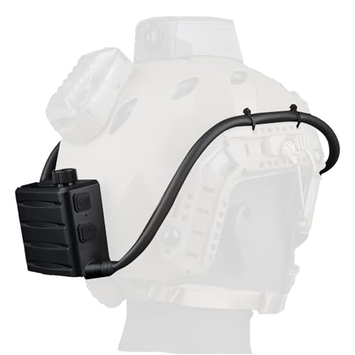 TALOEYH - Anti-Fog Goggles, Verstellbarer Drehknopf, Turbo-Taste, Klettverschluss, Magnetverschluss, 7 Std. Laufzeit für Airsoft und Taktik