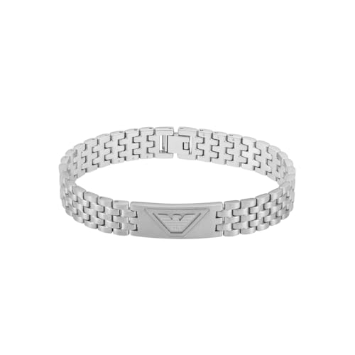 Emporio Armani EGS3126040 Men's Bracelet in Steel with Central Logo
