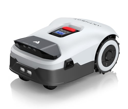 ANTHBOT Genie 600 Mähroboter ohne Begrenzungskabel, Empf. 650 m², Max. 850 m², Rasenmäher Roboter mit RTK+4-Kamera Vision, Präzise Navigation, KI-Hindernisvermeidung, Rasenroboter mit App-Steuerung