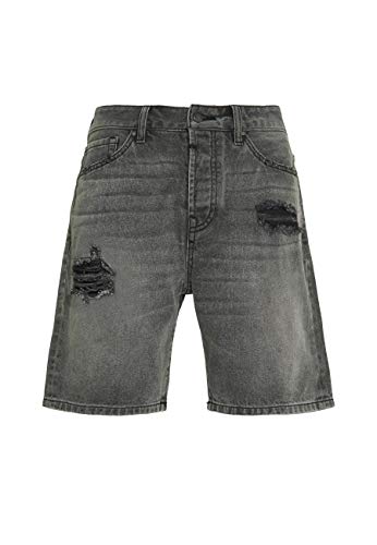 Tigha Herren Jeans Ley grau 34