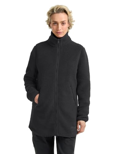 Jack Wolfskin Damen High Curl Coat W, Schwarz, M EU