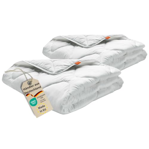 sleepling Bettdecke 135x200 cm, 2er Set medium Ganzjahresdecke