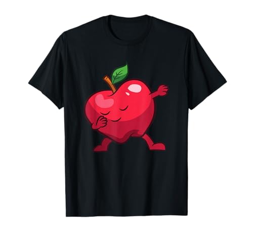 Apple Dabbing Apple Fruit Liebe Äpfel Cute Apple T-Shirt
