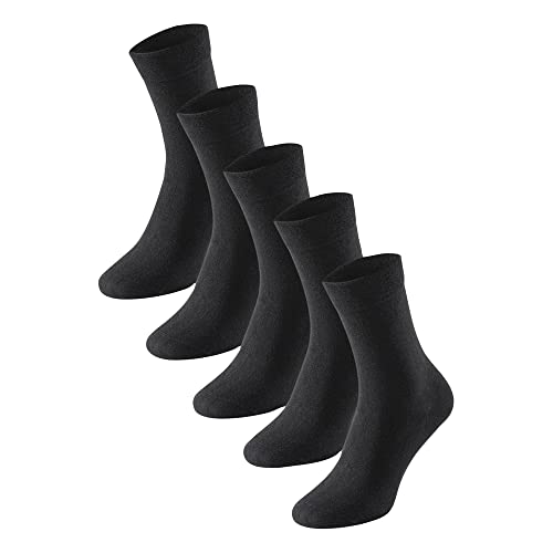 Schiesser Damen 5 PACK Socken Strümpfe Multipack - Stay Fresh, schwarz_173208, 39/42