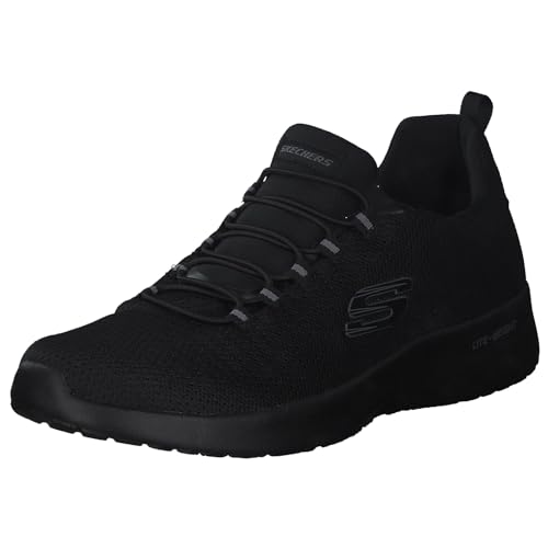 Skechers Herren Dynamight Sports Shoes,Sneakers, Black Mesh Trim, 43 EU