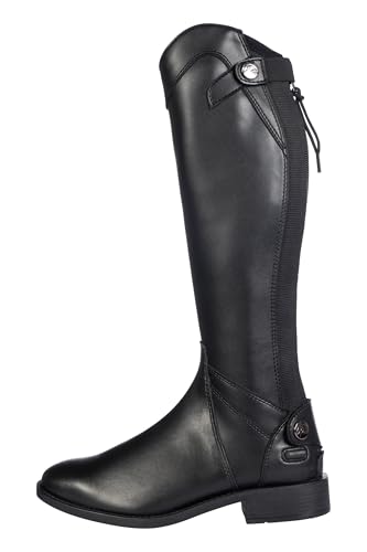 HKM Kinder Aberdeen Standardlänge/weite Reitstiefel, Schwarz, 39
