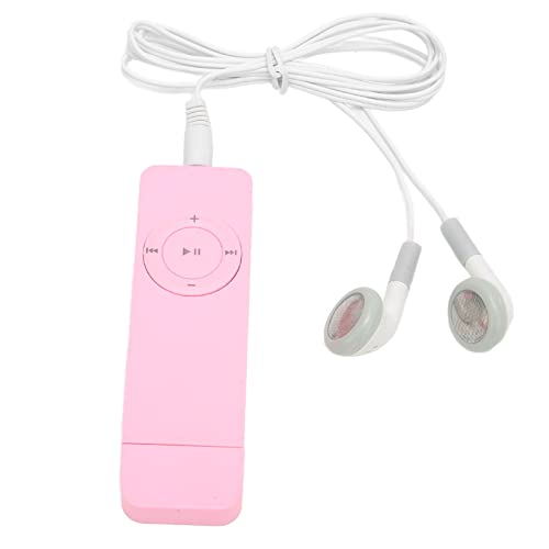 ASHATA MP3-Player, USB-MP3-Player, Schüler-MP3-Player, Verlustfreier Sound, Plug-in-Speicherkarte, Erweiterbar auf Bis zu 64 GB, Nicht Im Lieferumfang Enthalten, für